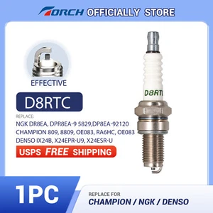 Original TORCH D8RTC OEM Spark Plug Replace for NGK DR8EA for Bosch 0242150507 - Picture 1 of 8