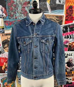 Chaqueta vaquera vintage años 60 Levi's grande E tipo III de camionero de dos bolsillos para hombre pequeña - Imagen 1 de 23
