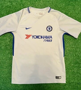 Nike Chelsea FC Jersey Youth 2017-2018 Away Gray-Blue Youth Size XL - Picture 1 of 6