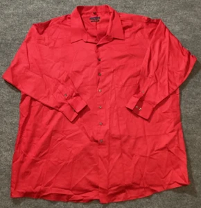 Geoffrey Beene Mens Shirt 22 Long Button No Iron Power Business Romantic - Picture 1 of 6