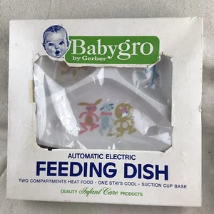VTG Gerber Baby Electric Feeding Dish 2 Hot And 1 Stay Cool Compartments - Picture 1 of 8