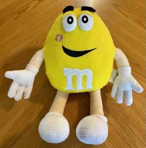 VTG 2010 Yellow M&Ms 13” Poseable Plush “Just For You” D8 - Picture 1 of 5