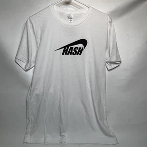 HASH World Hash Organization T Shirt Mens Size Medium Cannabis Weed 420 710 - Picture 1 of 16
