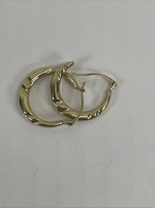 One Pair 14K Gold Interchangeable Lever Back Earwires Earrings One Broken - Picture 1 of 8