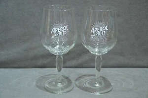 2x Aperol Spritz große Glasschüssel Sockel Becher 51cl 510ml Brandneu Geschenk 2019 - Bild 1 von 4
