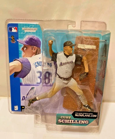 Curt Schilling McFarlane MLB Series 3 VARIATION Diamondbacks Grey Jersey Cover
