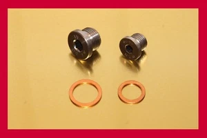 2x V2A stainless steel oil filling screws gimbal transmission end drive for BMW R80 R100 - Picture 1 of 1