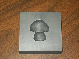 Graphite Glass Blowing/Lampwork/Precious Metals - Mushroom Mold - Picture 1 of 1