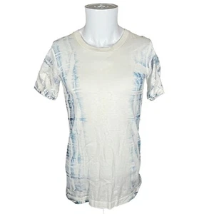 Pure Indigo Blue Blue Japan Arigato Tshirt Size 2 White Blue 100% Cotton - Picture 1 of 7