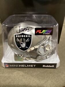 Marcus Allen Raiders FLASH mini Helmet AUTO!!!! Beckett Certified