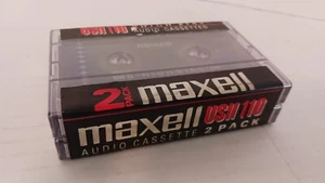 Neu - 2 Maxell USII - 110 Minuten High Bias Kassetten KOSTENLOSER VERSAND - Bild 1 von 5
