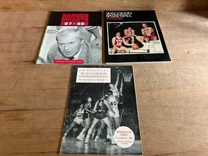 1950 Marquette Wisconsin Basketball Program Plus 1987 Program + 1985-1986 Mag - Picture 1 of 24