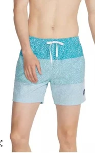 Chubbies The Whale Sharks 7” Classic Swim Trunks Large Blue - Picture 1 of 9