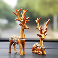deer statues Decorative Deer Crafts for Vehicle Car Interior