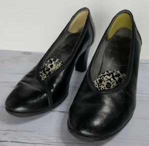 Patent Women Black Heels Size 7 - Picture 1 of 12