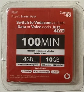 3 pack South Africa Sim Card Prepaid Starter Sim Pack for South African travel - Zdjęcie 1 z 2