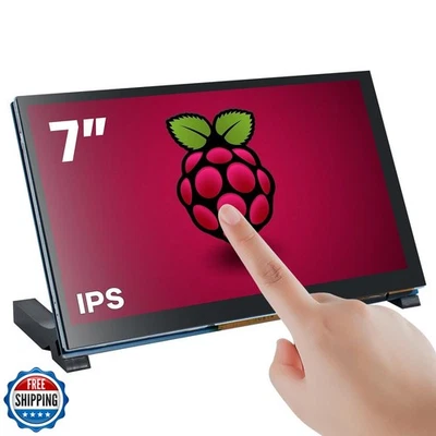 Hosyond 7 Inch Touchscreen IPS DSI Display Compatible with Raspberry Pi 5/4/3 - Image 1 of 4
