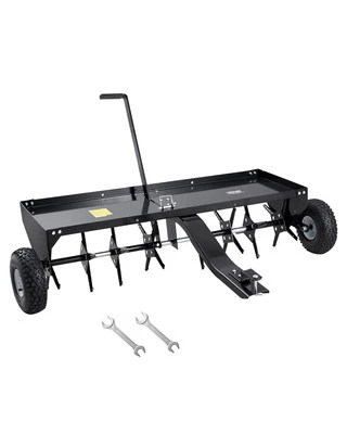VEVOR 48Inch Tow Behind Plug Aerator with Universal Lawn Aerator Tow Behind - Image 1 of 4