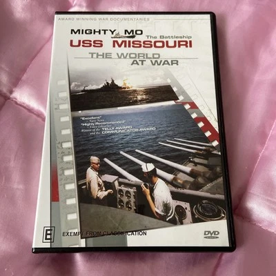 The Battleship USS Missouri The World At War DVD Very Good Condition Region 4 - Image 1 of 4