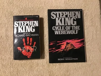 Stephen King "Thinner" and "Cycle of the Werewolf" paperbacks Foto 1 de 4