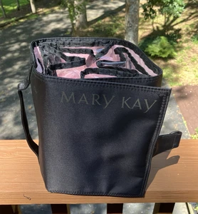 Mary Kay Roll Up Travel Bag/ Black/ 4 Compartments - Picture 1 of 5