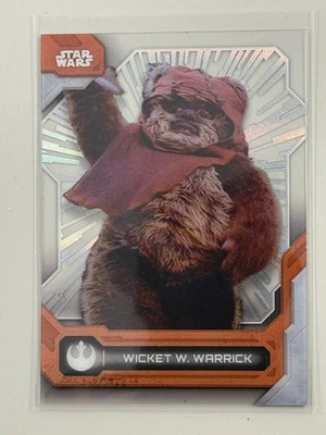 Topps Star Wars High Tek 2024 Hyperspace Pattern Wicket W. Warrick #98 - Image 1 of 3