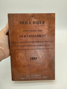 Holy Bible Old Testament 1885 Translated Out Of The Original Tongues ERV - Foto 1 di 9