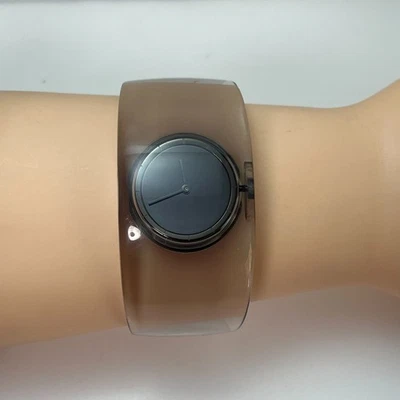 Reloj SEIKO ISSEY MIYAKE O SILAW002 de Tokujin Yoshioka Cuarzo Humo Japón #116B Foto 1 de 4