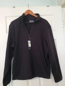 Jack Nicklaus Men's 1/4 Zip Golf Jacket Black NEW $75 NWT Golfing ⛳️ Pullover - Picture 1 of 5