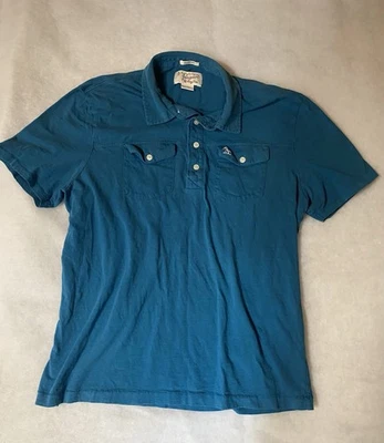 Penguin Polo Original Classic Fit Mens Shirt Size Large Blue - Image 1 of 4