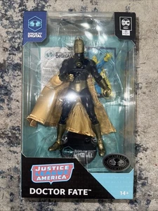 DC Direct McFarlane Digital Platinum Dr Doctor Fate Silver Age In Hand - Bild 1 von 3