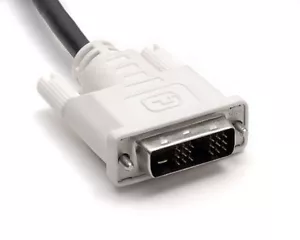 DVI Cable M-M DVI-D 5ft 1.5m Long Cord 18-Pin Monitor Cable - Picture 1 of 3