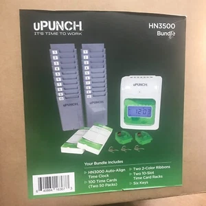 uPunch HN3500 Time Clock Bundle New in open box - Picture 1 of 2