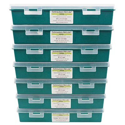 Sortiment/Set Edelstahl Linsenkopf Blechschrauben DIN 7981 VA A2 V2A Torx - Bild 1 von 4