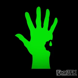 Zombie Aufkleber Sticker, Handbiss, Auto Van Fenster Auto Caravan Sticker - Bild 1 von 2