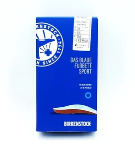 Nuovo sottopiede Birkenstock unisex blu sportivo/casual - taglia 6-6,5 M 8-8,5 W - Foto 1 di 5