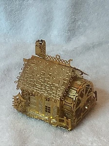 Water Mill Danbury Mint Gold Christmas Ornament - Picture 1 of 3