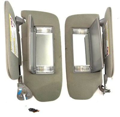 Buick Park Avenue 97 - 05  Lh Rh Pair of Auxiliary Sun Visor GRAY Sunvisors OEM - Image 1 of 4