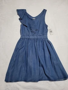Habitual Girl's One Shoulder Ruffle Romper Asymmetrical Size 14 Short Dress - Picture 1 of 8
