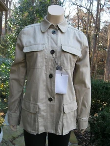 D&G Dolce & Gabbana hellbraun khakifarbener Jackenblazer Größe 4 NEU ETIKETT $ 535 - Bild 1 von 7