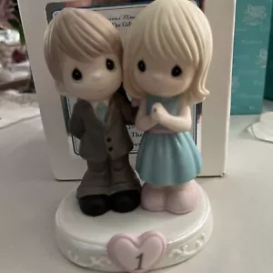 Precious Moments-'Through The Years' First Anniversary #143017 New In Box - Picture 1 of 5