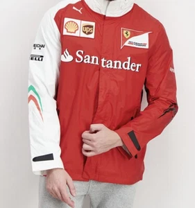 Scuderia Ferrari F1 Team Men's Puma Formula One Hooded Jacket Windbreaker Sz M - Picture 1 of 5