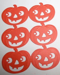 🎃5 JACK O LINTERN CAPA DE CALABAZA ANNA GRIFFIN papel cartulina troquelado HALLOWEEN - Imagen 1 de 2