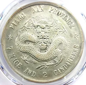 1898 China Kiangnan Dragon Silver Dollar $1 Coin LM-217 - PCGS XF Detail - Rare! - Picture 1 of 6
