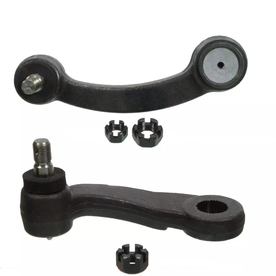 2 Pc Kit Chevrolet G10 G20 G30 Van GMC G1500 G2500 G3500 PS  Pitman Idler Arm - Image 1 of 1