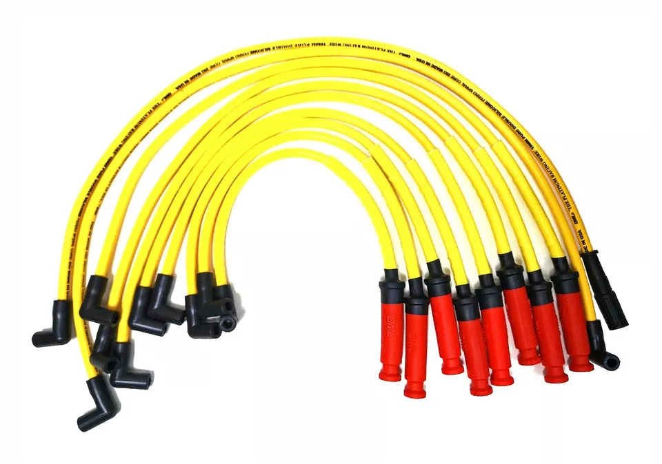 Dodge Truck 5.2 5.9 93-03High Performance 10mm Yellow Spark Plug Wire Set 58380Y - Image 1 of 2