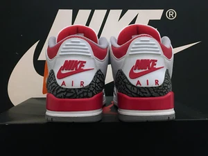 Vintage 2022 Nike Air Jordan 3 Retro UK10,5 EU45,5 Fire Red III Bred 1 4 11 OG Rare - Bild 1 von 15