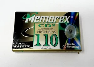 Memorex CD2 High Bias 110 Audiokassette NEU VERSIEGELT - Bild 1 von 2