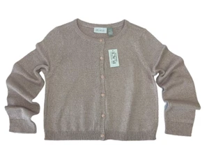The children's place Girls' pink tinge cardigan Sweater Metallic Size L (10/12) - Picture 1 of 5