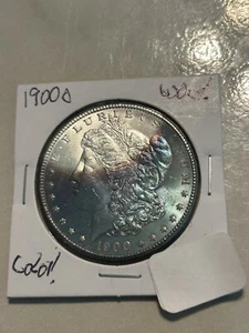 1900 o morgan dollar High Grade With Spectacular Color! Check My Listings - Picture 1 of 11